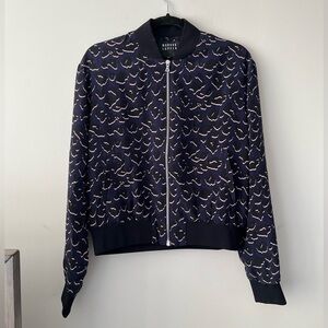 Markus Lupfer SILK Printed Bomber Jacket